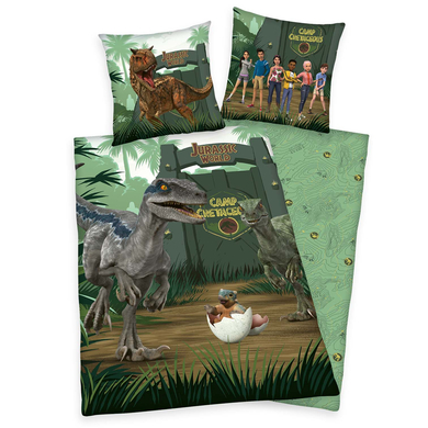 HERDING Bettwäsche Jurassic World Camp Cretaceous 135 x 200 cm von Herding