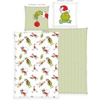 Herding 4422703050 - Grinch, Bettwäsche-Set, Bettwäsche-Set, Cotton/Renforcé, 80 x 80 cm, 135 x 200 cm von Herding