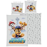Herding 4632649050 - Paw Patrol, Adventure Bay Heroes, Bettwäsche-Set, Baumwolle/Flanell, 80 x 80 cm, 135 x 200 cm Herding 4632649050 - Paw Patrol, Adventure Bay Heroes, Bettwäsche-Set, Baumwolle/Flanell, 80 x 80 cm, 135 x 200 cm von Herding