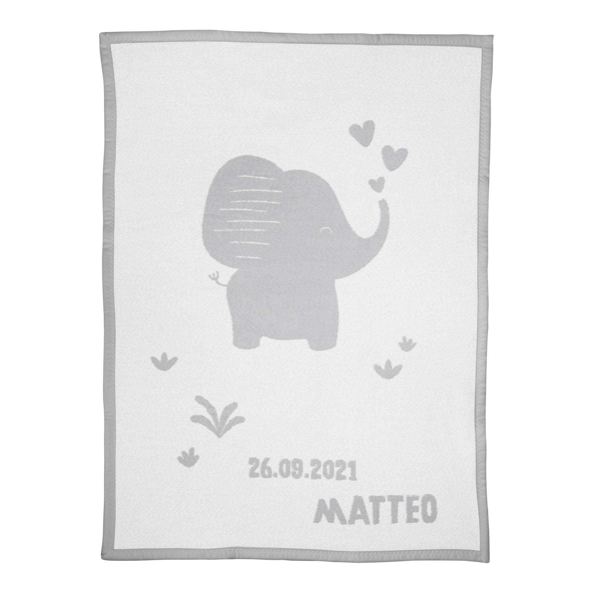 Herding Babydecke Unicade mit Namen 75x100 cm Herding Babydecke Unicade mit Namen 75x100 cm von Herding