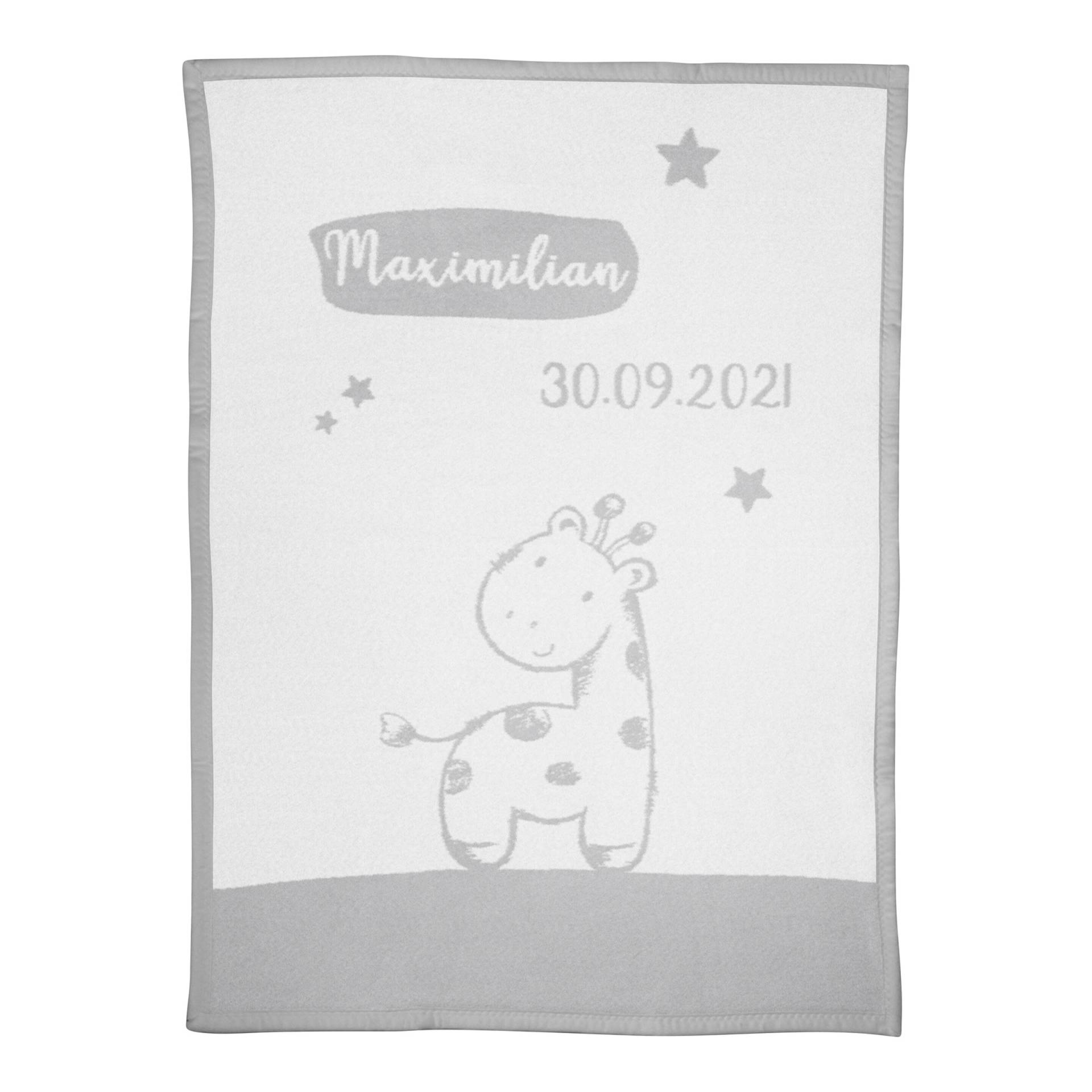 Herding Babydecke Unicade mit Namen 75x100 cm Herding Babydecke Unicade mit Namen 75x100 cm von Herding