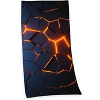 Young Collection 6159211516 - 3D-Effekt Lava Velourstuch , 75x150 cm, 100% Baumwolle Young Collection 6159211516 - 3D-Effekt Lava Velourstuch , 75x150 cm, 100% Baumwolle von Herding
