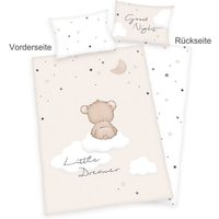 babybest® 2685234063 - Little Dreamer, Flanell-Bettwäsche (Made in Green), 40x60 cm + 100x135 cm, 100% Baumwolle von Herding