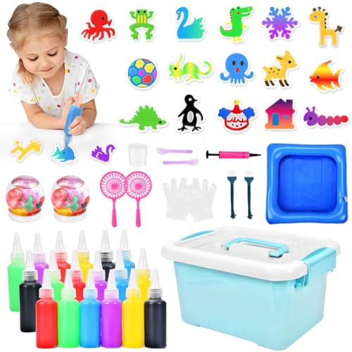 Herenear 56 Stück Handgemachtes Wasserspielzeug für Kinder, 3D DIY Bunte Meerestiere Spielzeug mit Aufbewahrungsbox, Lernspielzeug Geschenke für Mädchen Jungen Herenear 56 Stück Handgemachtes Wasserspielzeug für Kinder, 3D DIY Bunte Meerestiere Spielzeug mit Aufbewahrungsbox, Lernspielzeug Geschenke für Mädchen Jungen von Herenear