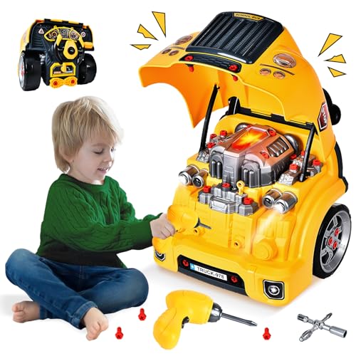 Herenear Truck-Bausatz für Kinder, Werkzeug Spielzeug Set, Kinder Geschenk von Herenear
