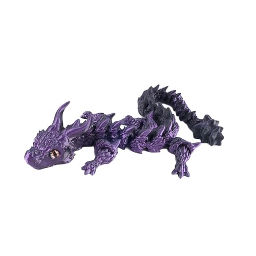 Herfair 3D Drache Spielzeug Skulpturen 3D Gedruckte Figuren Miniatur 3D Drachenfiguren Kreativität Schreibtisch Dekoration Geschenke (B) von Herfair