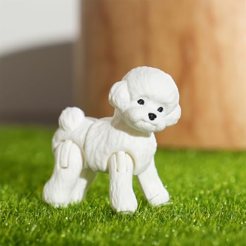 Herfair 3D Tiere Spielzeug 3D Gedrucktes Hund Figuren mit Flexible Gelenke Kawaii Deko Ornament Desktop Decoration Geschenke Herfair 3D Tiere Spielzeug 3D Gedrucktes Hund Figuren mit Flexible Gelenke Kawaii Deko Ornament Desktop Decoration Geschenke von Herfair