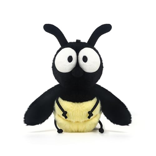 Herfair Glühwürmchen Kuscheltier Klein Insekten Plüschtier Kinderzimmer Deko Stofftier Plushie Geschenke für Mädchen und Jungen von Herfair