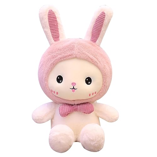 Herfair Hase Kuscheltier Plüschtiere,Bär Plüschspielzeug,Kuscheltier Ausgestopftes Tier Plüschkissen,Geburtstagsgeschenke für Jungen und Mädchen (Rosa,60cm) von Herfair