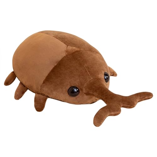 Herfair Kuscheltier Insekten Plüschtier Stofftier Plüschtiere Spielzeug Niedliche Plüsch Kissen Weich Geschenk für Baby Kinder (Braun,60cm) von Herfair