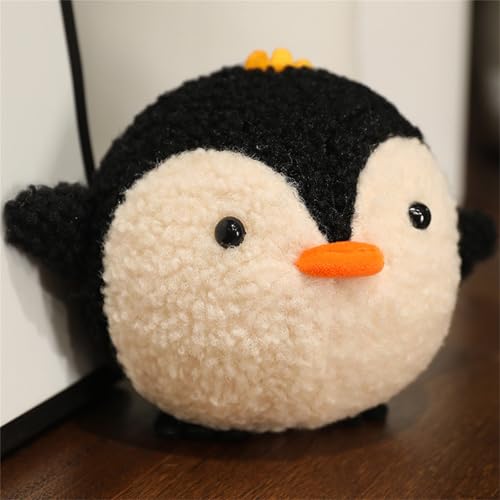 Herfair Kuscheltier Klein 15 cm Plüschtier Anti Stress Spielzeug Niedlich Pinguin Frosch Küken Squishy Plushie Lustige Stofftier Geschenke für Kinder (D) von Herfair