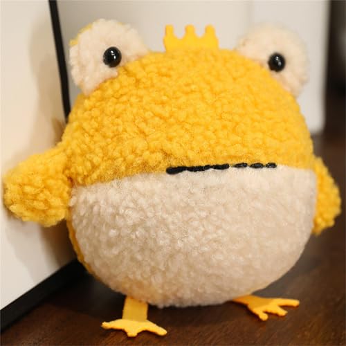 Herfair Kuscheltier Klein 15 cm Plüschtier Anti Stress Spielzeug Niedlich Pinguin Frosch Küken Squishy Plushie Lustige Stofftier Geschenke für Kinder (F) von Herfair