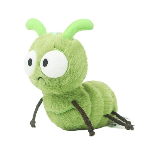 Herfair Raupe Kuscheltier Klein Insekten Plüschtier Grünner Raupe Puppen Stofftier Plushie Geschenke für Mädchen und Jungen von Herfair