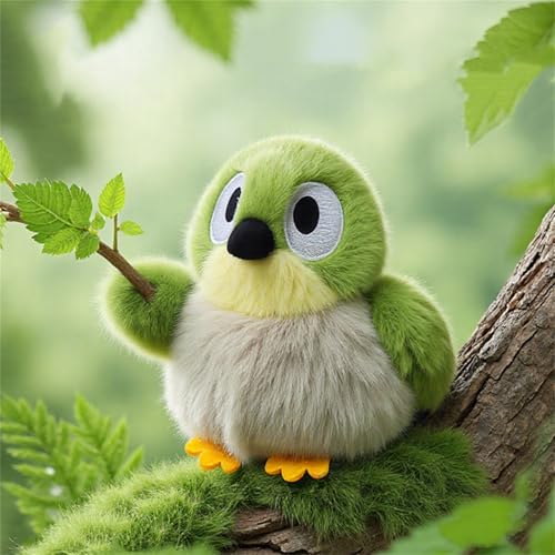 Herfair Vogel Kuscheltier Klein Vögel Plüschtier, Niedlich Plushie, Kawaii Deko Stofftier Geschenke für Mädchen und Jungen von Herfair