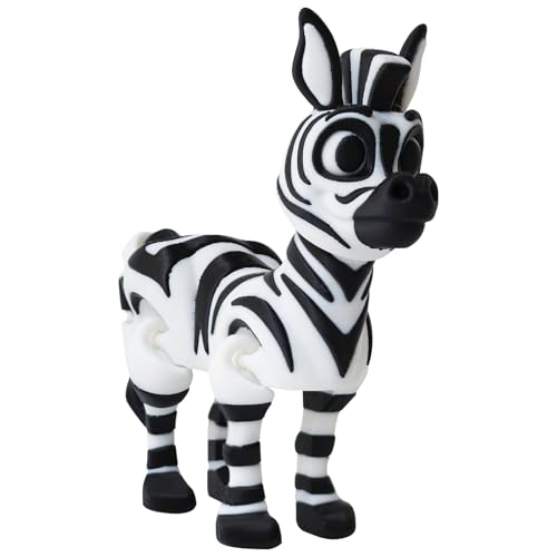 Herfair Zebra Spielzeug, 3D Gedruckter Zebra Figuren mit Bewegliche Gelenke, Schreibtisch Deko Ornamente Geschenke Herfair Zebra Spielzeug, 3D Gedruckter Zebra Figuren mit Bewegliche Gelenke, Schreibtisch Deko Ornamente Geschenke von Herfair