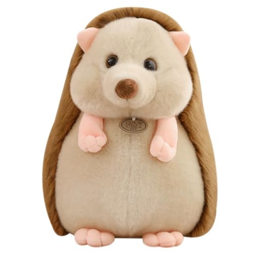 Igel Kuscheltier,Igel Plüschtier Stofftier Kinder Kuschelweiches Plüschtier lustige Geschenk Kinder, Mädchen und Jungen (23cm) von Herfair