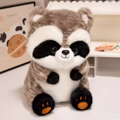 Panda Kuscheltier, Panda Kuscheltier, Süße Koala & Waschbär Panda Plüschtier Tiere Kuscheltier, Spielzeug und Kissen Geschenke für Mädchen, Jungen (Waschbär) von Herfair