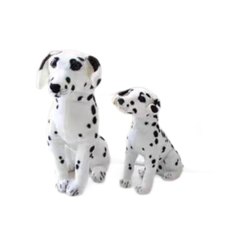 Simulation Plüschtier Hund, Realistische Hundepuppe,Weich Plüsch-Kissenpuppe, Stofftier Hund Plüsch Puppe Hund Kissen Plüschtier Spielzeug für Kinder Jungen Mädchen (40cm) von Herfair