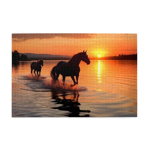 Holzpuzzle Sonnenuntergänge See Pferde Druck Puzzle 1000 Teile Personalisiertes Bilderpuzzle Familie Dekoration Puzzle für Erwachsene Familie Hochzeit Abschluss Geschenk Holzpuzzle Sonnenuntergänge See Pferde Druck Puzzle 1000 Teile Personalisiertes Bilderpuzzle Familie Dekoration Puzzle für Erwachsene Familie Hochzeit Abschluss Geschenk von Herfst