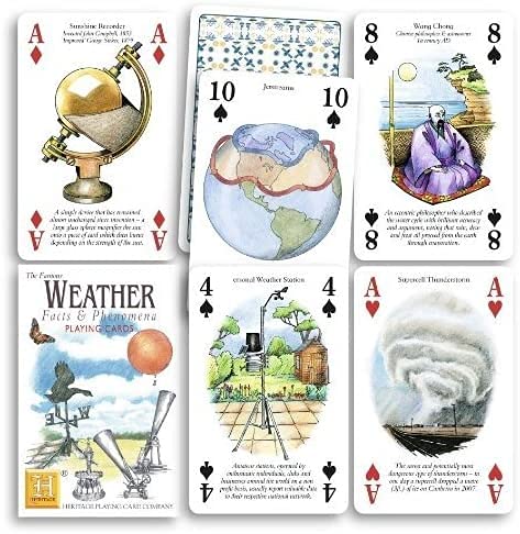 Heritage Playing Cards Weather Facts And Phenomena Playing Cards by Heritage Playing Cards von Heritage Playing Cards