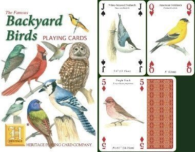 Heritage Playing Cards. Backyard Birds. [Toy] by Heritage Playing Cards von Heritage Playing Cards