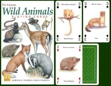 Heritage Playing Cards. Wild Animals. [Toy] by Heritage Playing Cards von Heritage Playing Cards