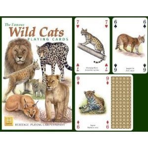 Heritage Playing Cards. Wild Cats. [Toy] by Heritage Playing Cards von Heritage Playing Cards