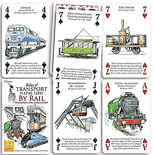 History of Transport by Rail Playing Cards von Heritage Playing Cards