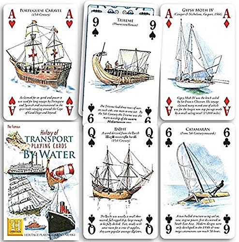 History of Transport by Water Playing Cards von Heritage Playing Cards
