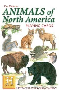 Animals of North America by Heritage Playing Card von Heritage