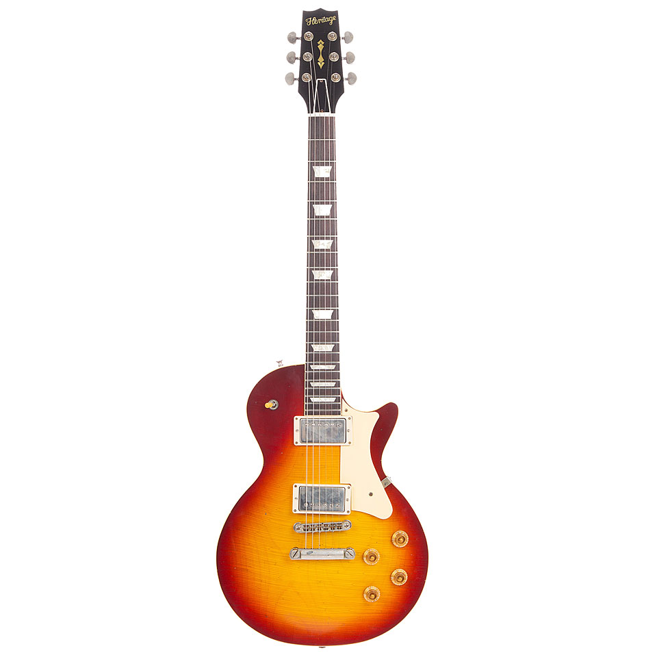 Heritage Custom Shop Plain Top AA Dark Cherry Sunburst E-Gitarre von Heritage