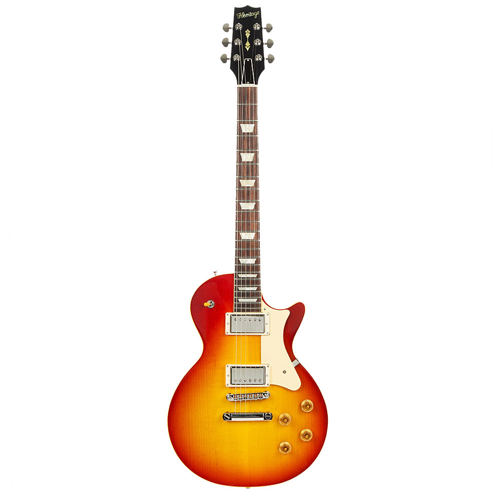 Heritage Custom Shop Plain Top Dark Cherry Sunburst E-Gitarre von Heritage