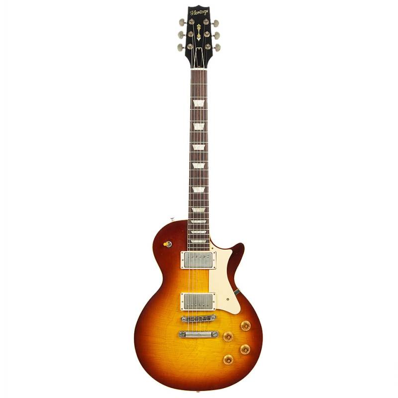 Heritage Custom Shop Plain Top Dark Tobacco Sunburst AA E-Gitarre von Heritage