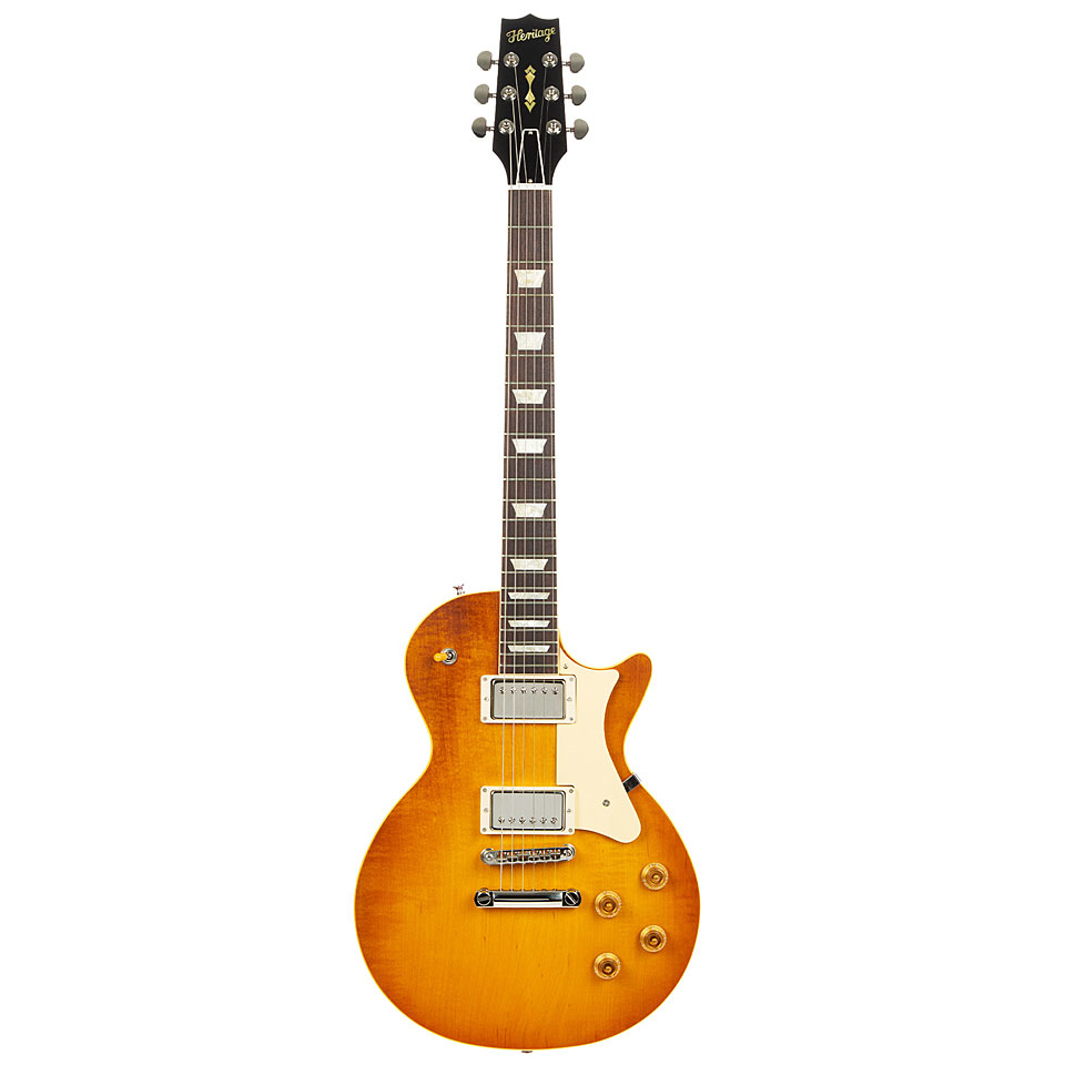 Heritage Custom Shop Plain Top Dirty Lemon Burst E-Gitarre von Heritage