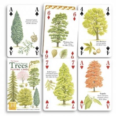 North American Trees Playing Cards by Heritage Playing Cards von Heritage