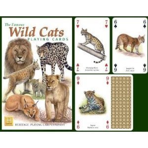 The Famous Wild Cats Playing Cards by Heritage Playing Card von Heritage