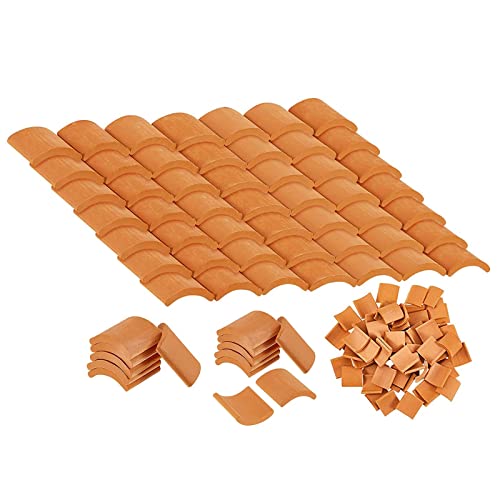 Herklotzn 100 Stück Dachfliesen Set Miniatur Fliesen Mini Schindeln Fliesen Küche Garten Zubehör Herklotzn 100 Stück Dachfliesen Set Miniatur Fliesen Mini Schindeln Fliesen Küche Garten Zubehör von Herklotzn