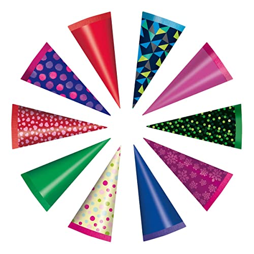 10x Herlitz Deko Schultüte / Zuckertüte / Länge: 15cm / rund 10x Herlitz Deko Schultüte / Zuckertüte / Länge: 15cm / rund von Herlitz