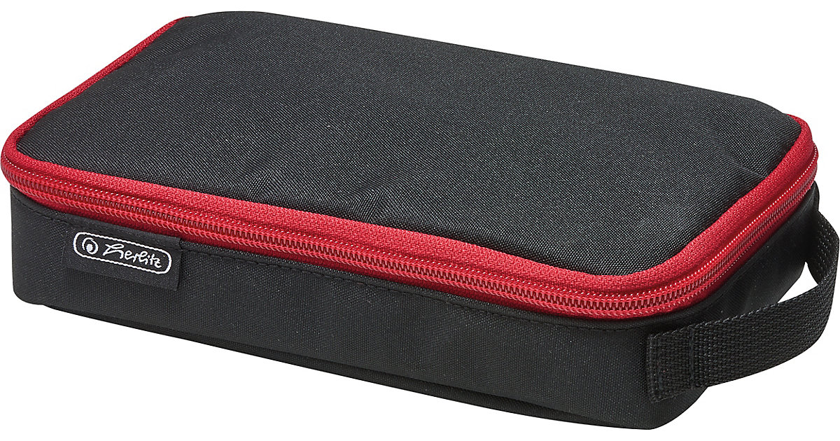 Etuibox 2 Go schwarz/rot, inkl. Fach Geodreieck, unbefüllt Kinder Etuibox 2 Go schwarz/rot, inkl. Fach Geodreieck, unbefüllt Kinder von Herlitz