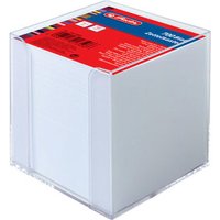 HERLITZ 10410801 Zettelkasten 9x9x9 cm transparent mit weißen Zetteln Herlitz HERLITZ 10410801 Zettelkasten 9x9x9 cm transparent mit weißen Zetteln Herlitz von Herlitz
