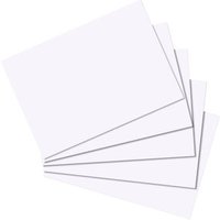 HERLITZ 10621449 Karteikarte A7 blanko weiß 100 Stück HERLITZ 10621449 Karteikarte A7 blanko weiß 100 Stück von Herlitz