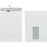 HERLITZ 10837185 Versandtasche C5 90g haftklebend mit Fenster weiß 25er Packung von Herlitz