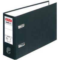 HERLITZ 10842334 Ordner maX.file protect A5 quer 8 cm schwarz von Herlitz
