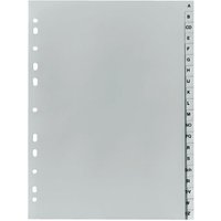 HERLITZ 10843522 Ordnerregister A4 A-Z PP grau von Herlitz