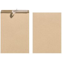 HERLITZ 10900389 Versandtasche C5 90g haftklebend braun 10er Packung von Herlitz