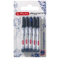 HERLITZ 10999852 Uni-Patrone my.pen blau 1x5 im Etui HERLITZ 10999852 Uni-Patrone my.pen blau 1x5 im Etui von Herlitz