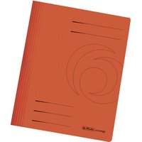 HERLITZ 11037009 Schnellhefter A4 Karton gefaltet orange von Herlitz