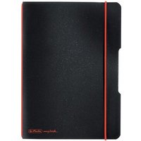 HERLITZ 11361557 Notizheft flex PP A5, 40 Blatt, kariert schwarz, my.book HERLITZ 11361557 Notizheft flex PP A5, 40 Blatt, kariert schwarz, my.book von Herlitz