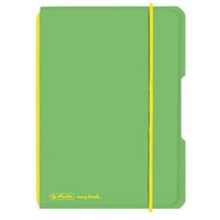 HERLITZ 11361581 Notizheft flex PP A6, 40 Blatt, kariert hellgrün, my.book von Herlitz