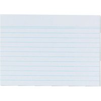 HERLITZ 1150606 Karteikarte A6 liniert weiß 100er Packung von Herlitz